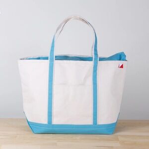 ShoreBags Classic Large Canvas Tote in Surf
